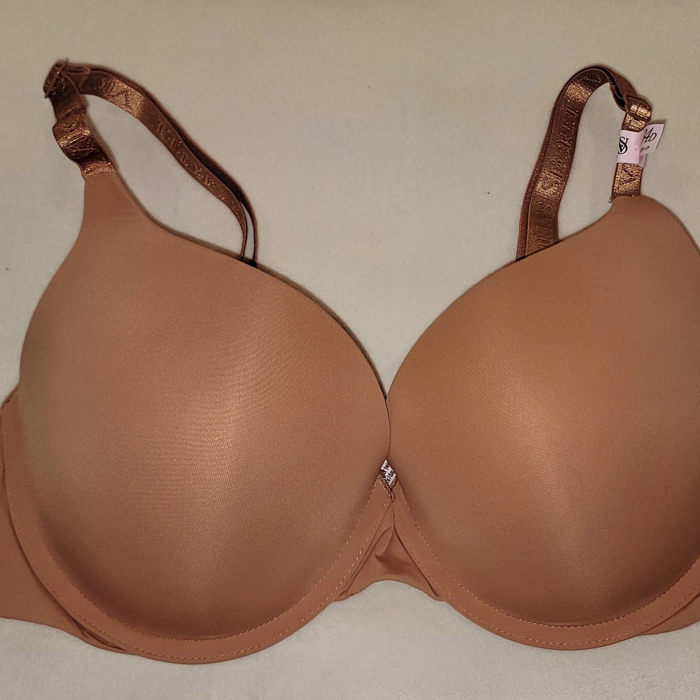 Victoria's Secret Tan Full-Coverage Bra Smooth Support